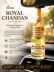 Mahekh Royal Chandan Car Perfume – Premium Hanging Car Freshener | Long-Lasting Sandalwood Fragrance