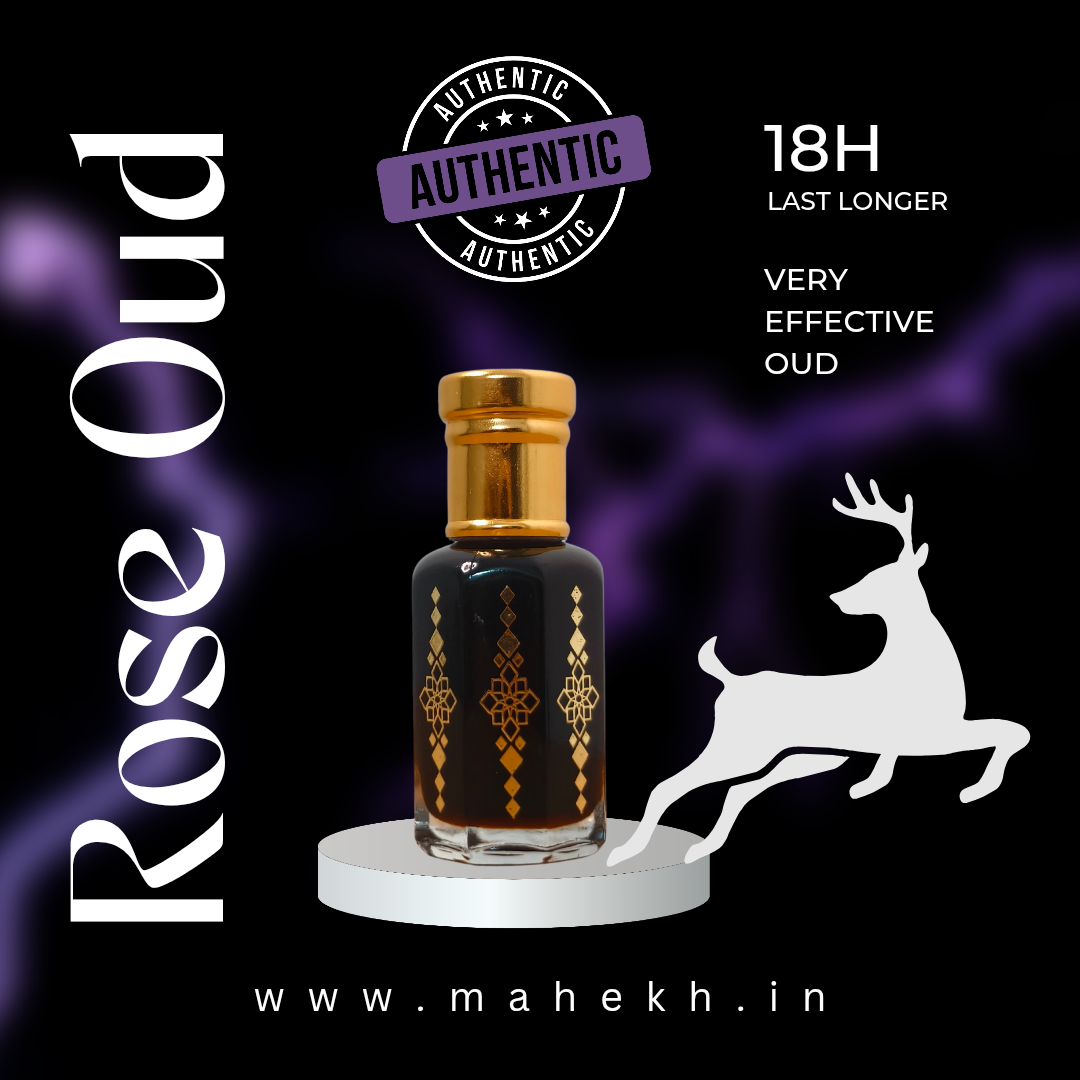 🌹 Rose Attar – Luxurious Blend of Roses & Exotic Oud | Long-Lasting & Alcohol-Free ✨