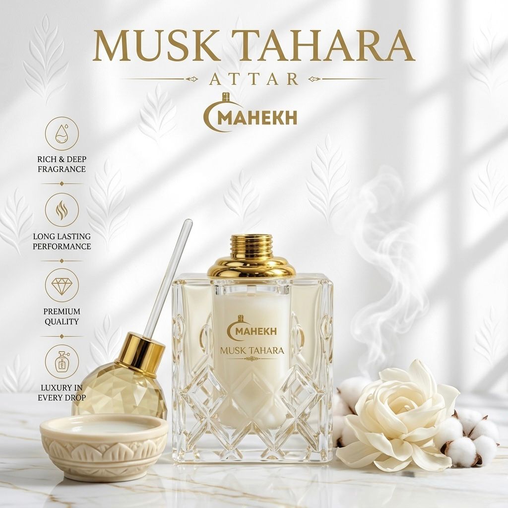 Mahekh Thick Musk Tahara Attar β Pure Luxury Perfume Oil (12 ML)