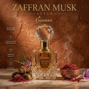 Mahekh Zaffran Musk Attar – Royal Luxury Perfume Oil (12 ML)