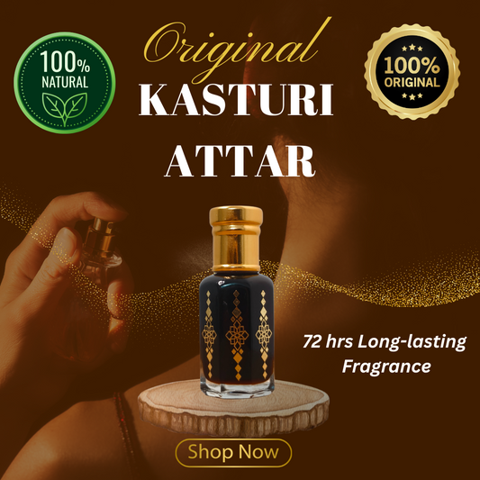 Original Kasturi Attar – Long-Lasting & Exotic Musk Fragrance ✨