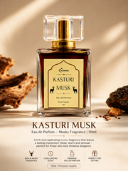Mahekh Kasturi Musk Eau de Parfum – Rich & Musky Long-Lasting Fragrance | 50ml