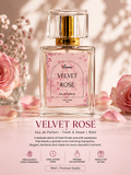 Mahekh Velvet Rose Eau de Parfum – Fresh & Sweet Floral Fragrance | 50ml