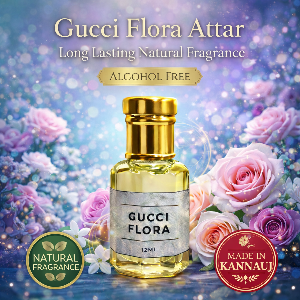 Gucci Flora Attar – Long Lasting Floral Perfume Oil