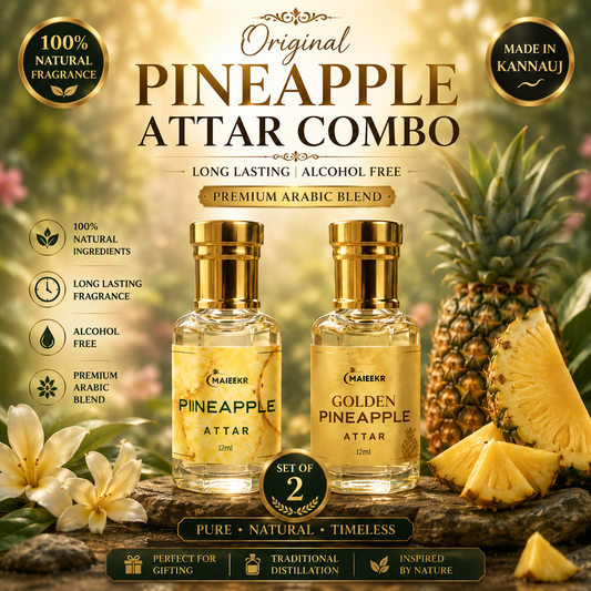Golden Pineapple Attar Essence