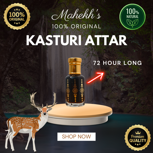 Original Kasturi Attar – Long-Lasting & Exotic Musk Fragrance ✨