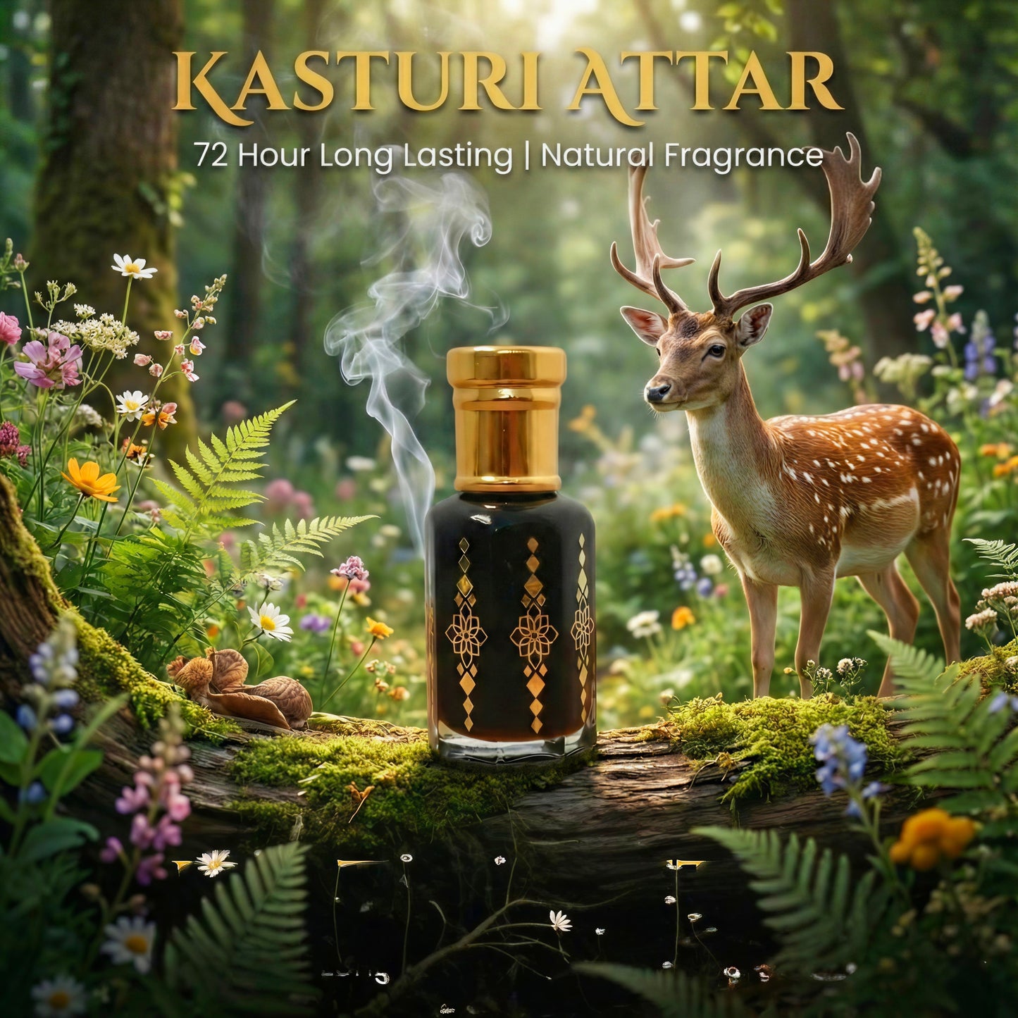 Original Kasturi Attar – Long-Lasting & Exotic Musk Fragrance ✨