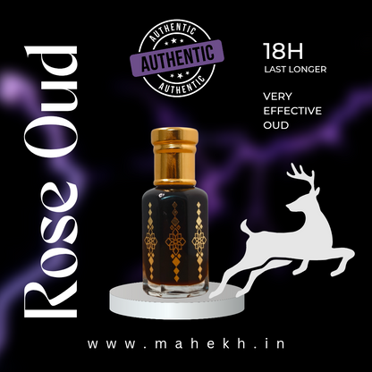 🌹 Rose Attar – Luxurious Blend of Roses & Exotic Oud | Long-Lasting & Alcohol-Free ✨