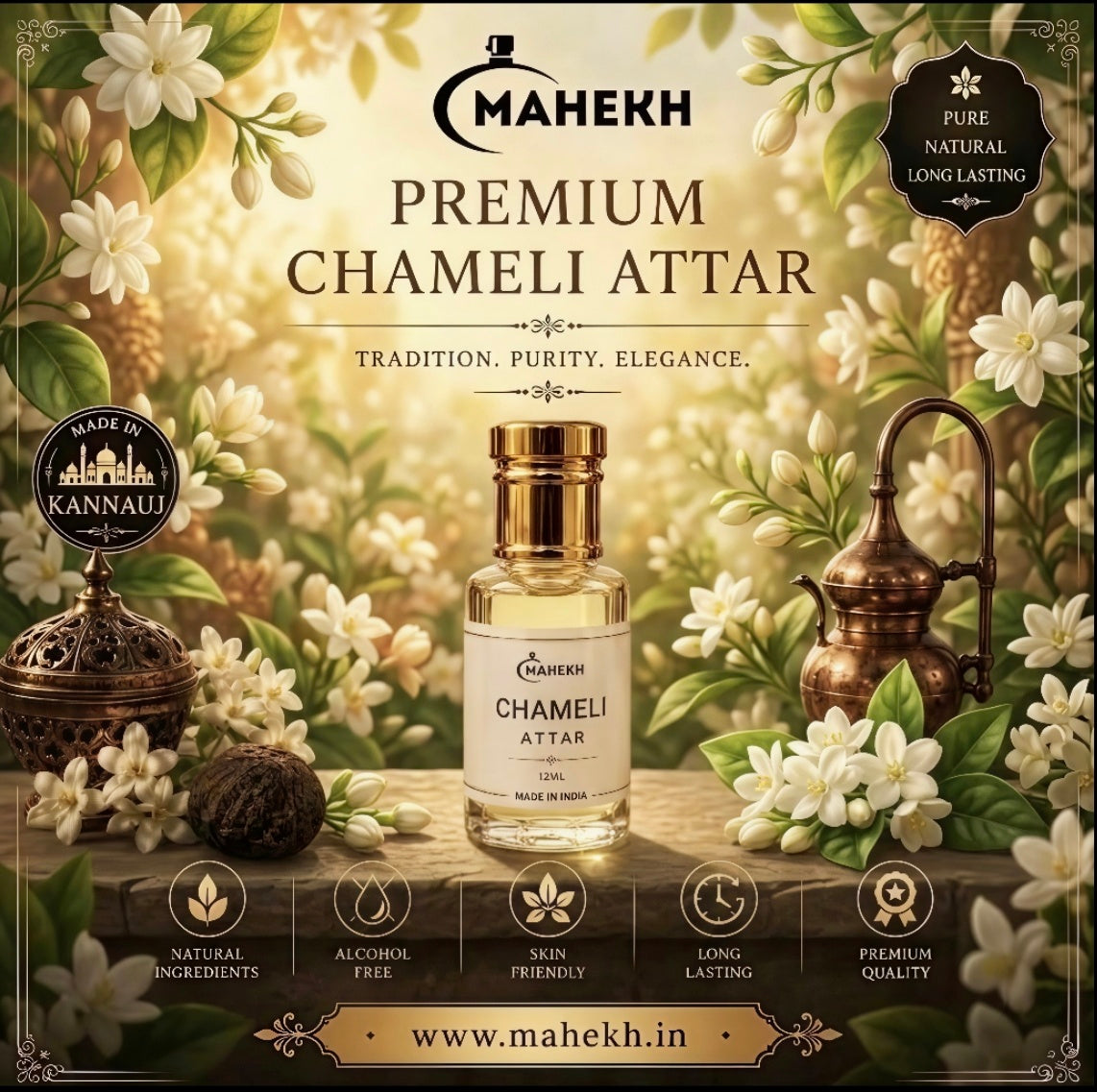 Mahekh Premium Chameli Attar – Pure, Natural & Long Lasting