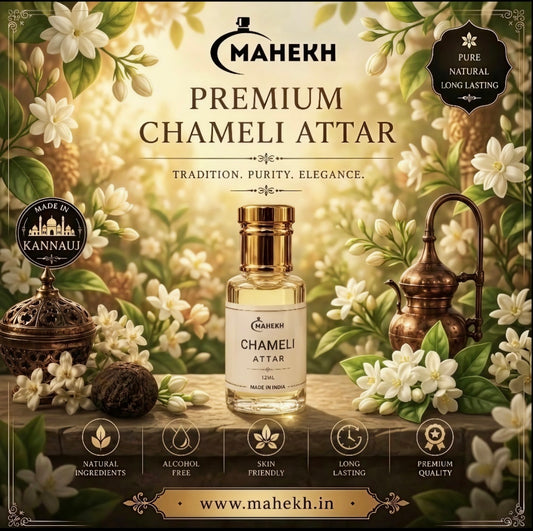 Mahekh Premium Chameli Attar – Pure, Natural & Long Lasting