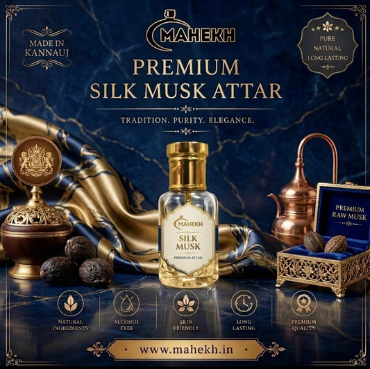 Mahekh Premium Silk Musk Attar – Pure, Natural & Long Lasting