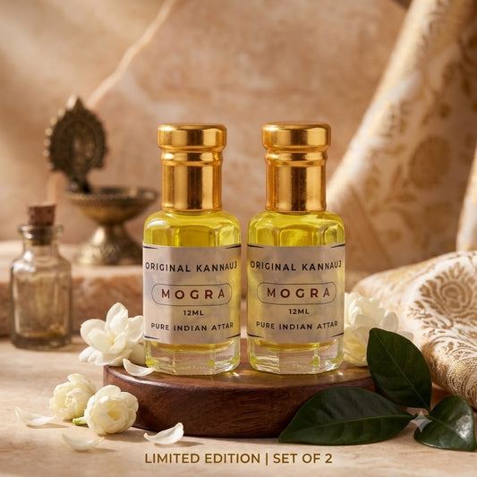 ✨ Mogra Flower Attar – The Essence of Orignal Mogra Flower Smell | Long-Lasting & Alcohol-Free ❇️✨
