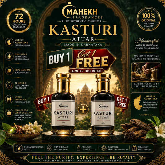 Original Kasturi Attar – Long-Lasting & Exotic Musk Fragrance ✨
