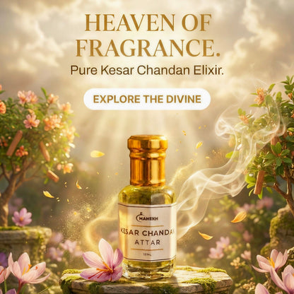 Premium Kesar Chandan Attar | Handcrafted Natural Attar