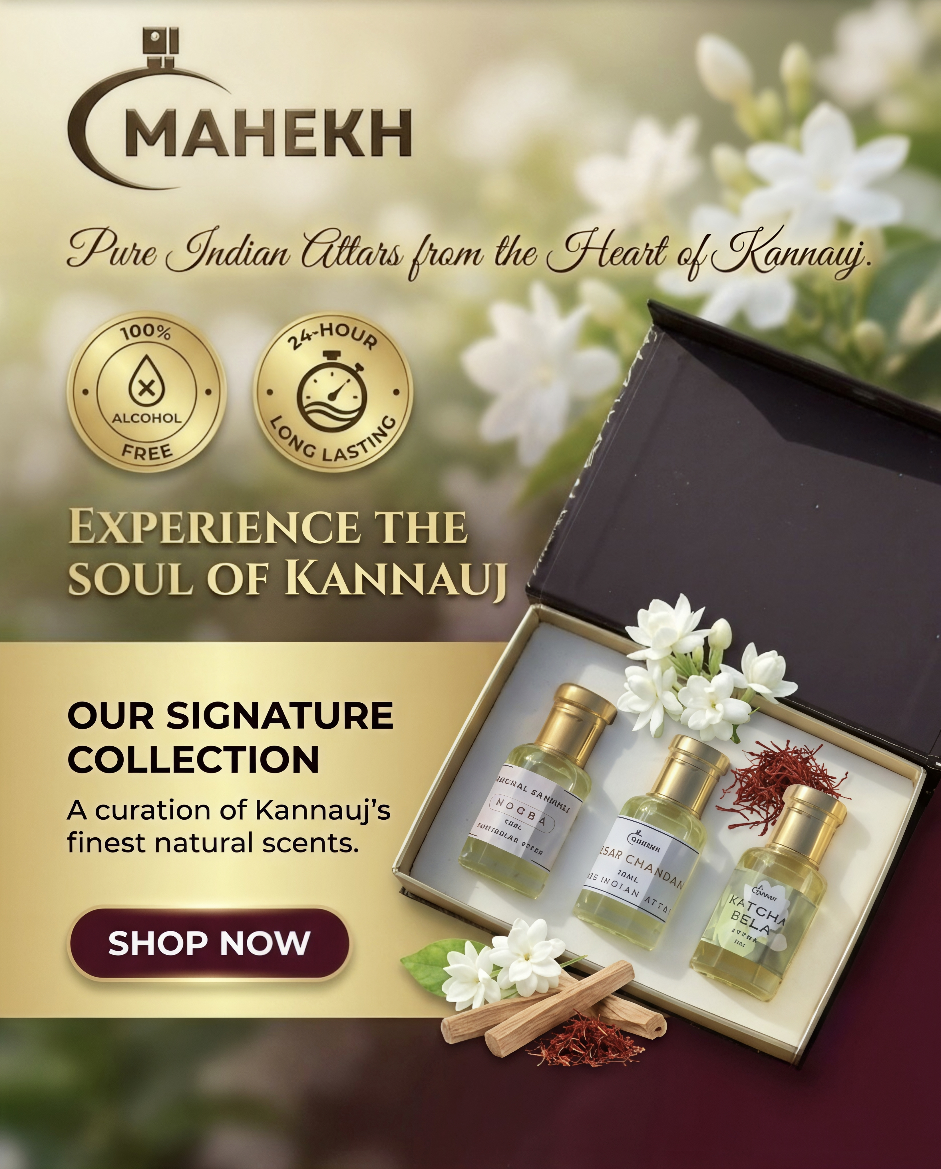 Mahekh Kannauj Legacy Banner