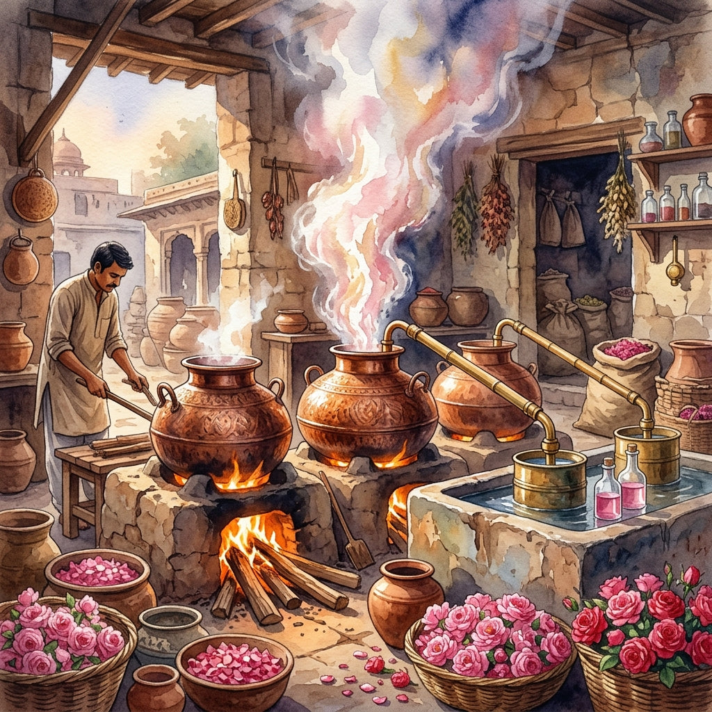 Traditional Copper Deg Distillation pots