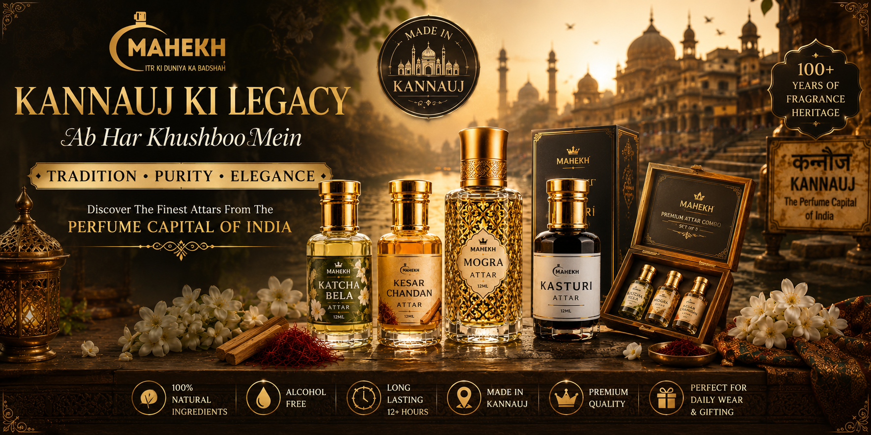 Mahekh Kannauj Legacy Banner